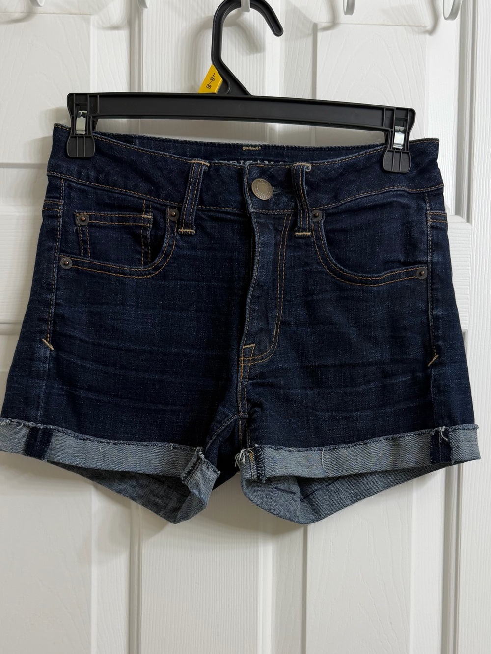 American Eagle Super Stretch Denim Cuffed Shorts - Women’s Size 2